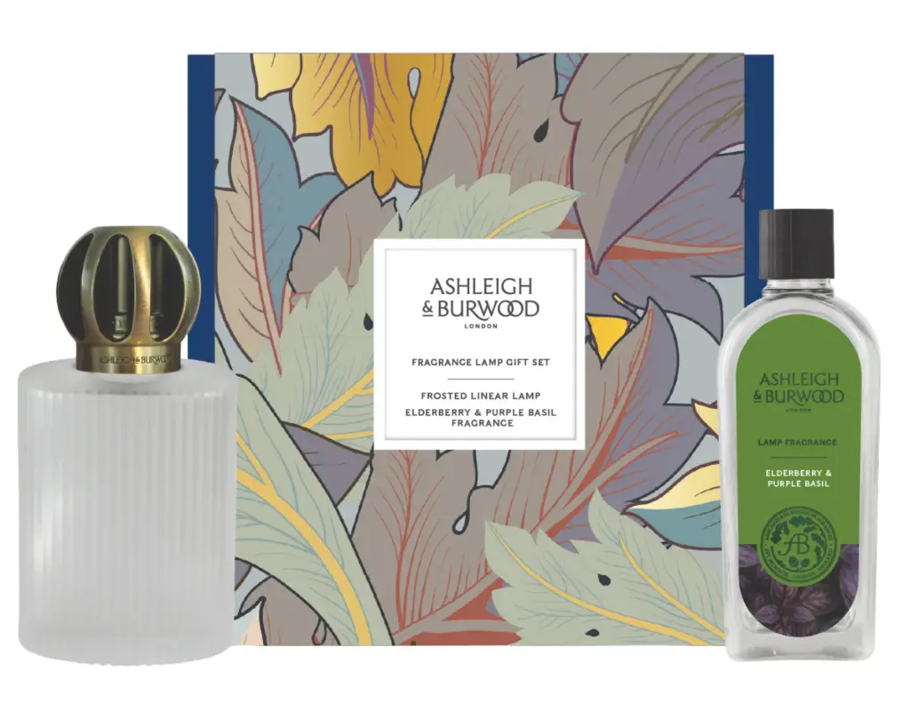 AB Lamp Gift Frosted Clear + Elderberry & Purple Basil