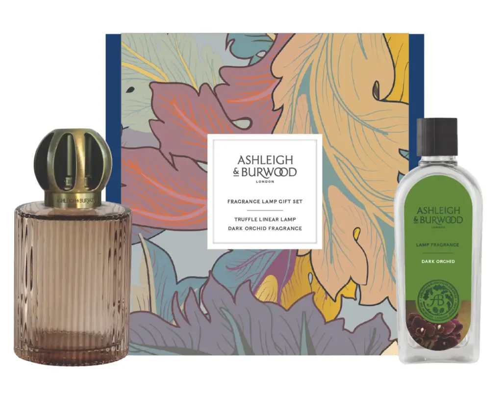 AB Lamp Gift Frosted Truffle + Dark Orchid