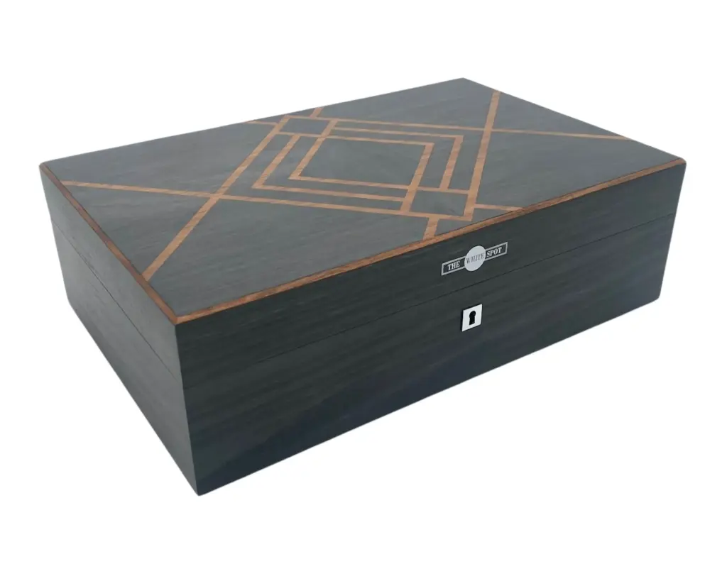 Humidor Dunhill White Spot AD Beige - 100 Cigars