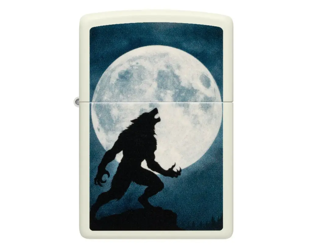 Briquet Zippo Howling Warewolf Design