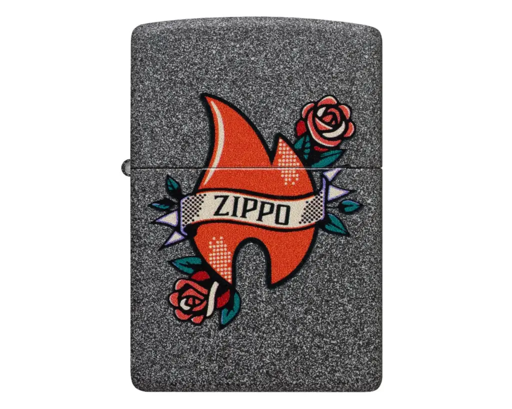 Lighter Zippo Flame Tattoo