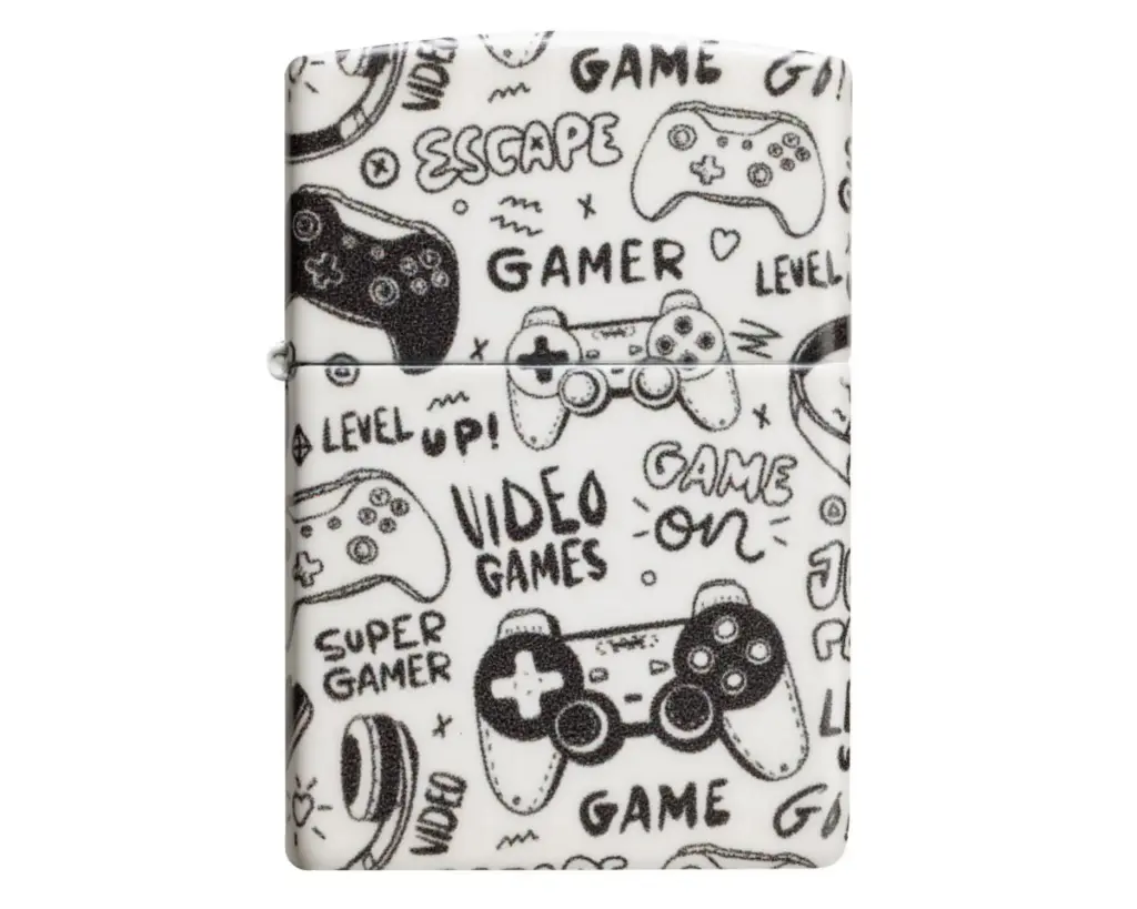 Briquet Zippo Games Pattern Design