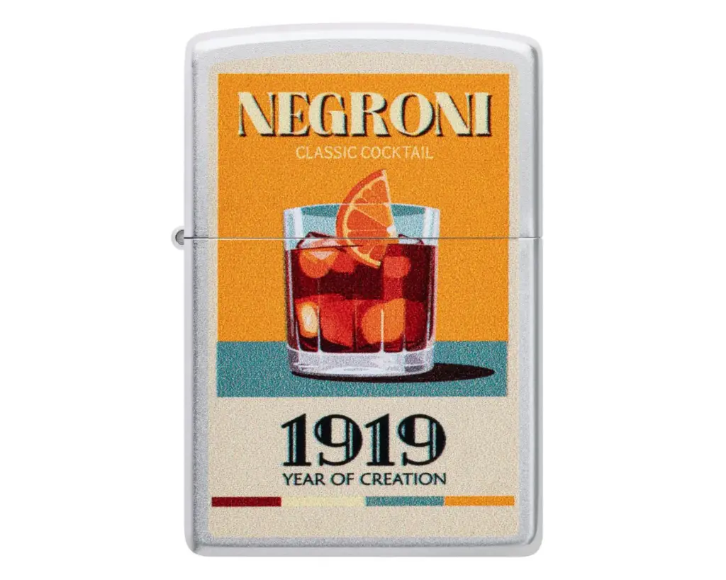 Lighter Zippo Retro Cocktail Design