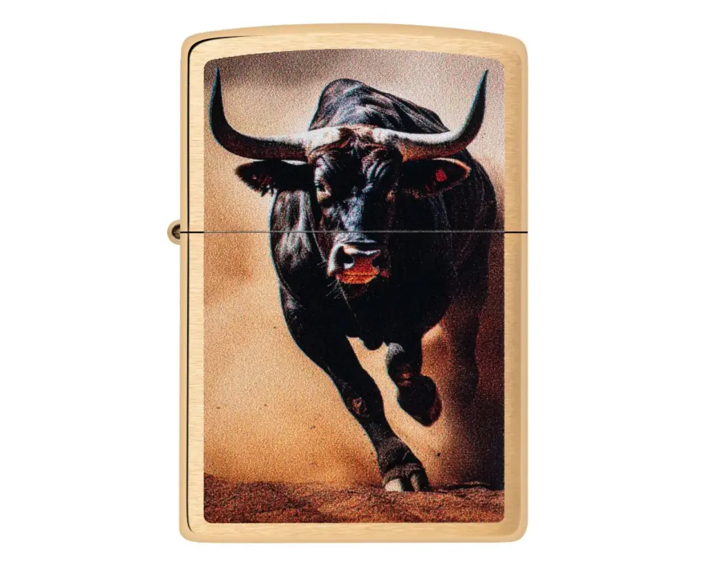 Lighter Zippo Bull Design