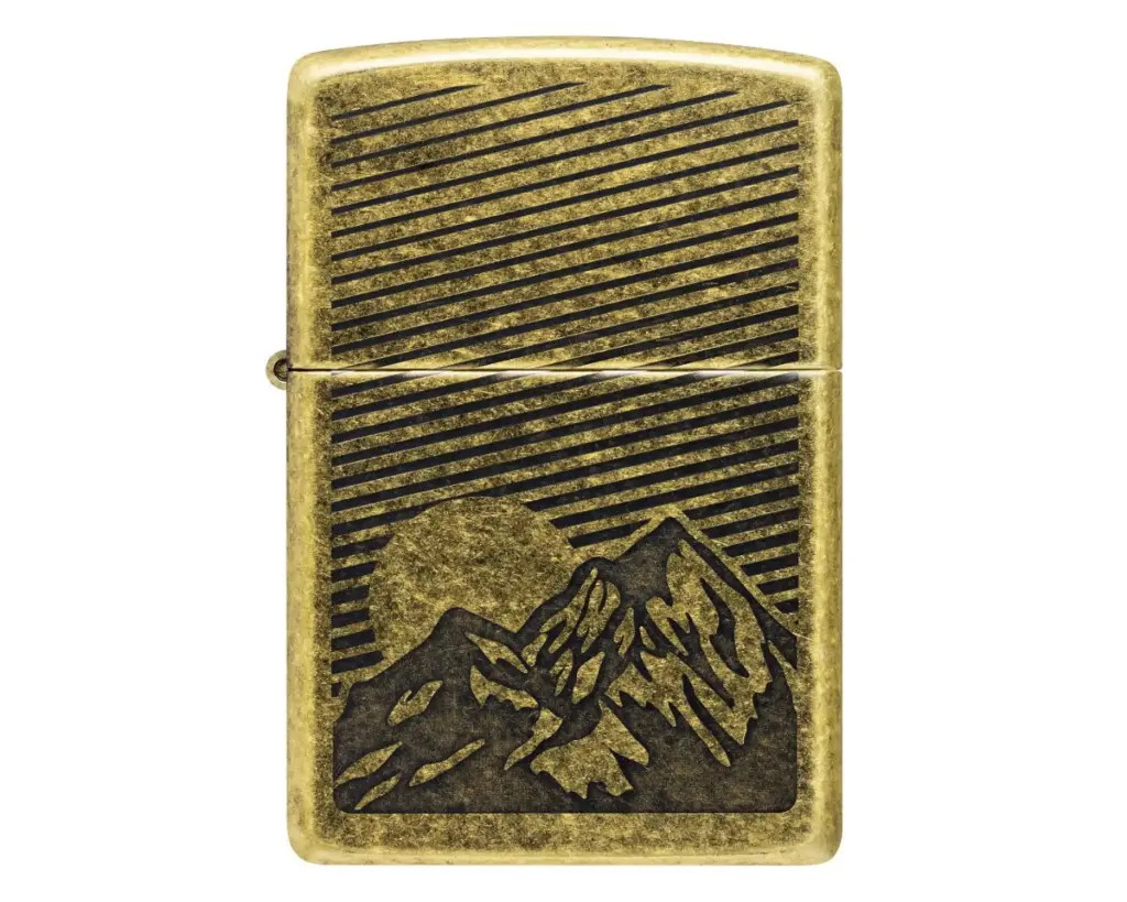 Briquet Zippo Mountain Design