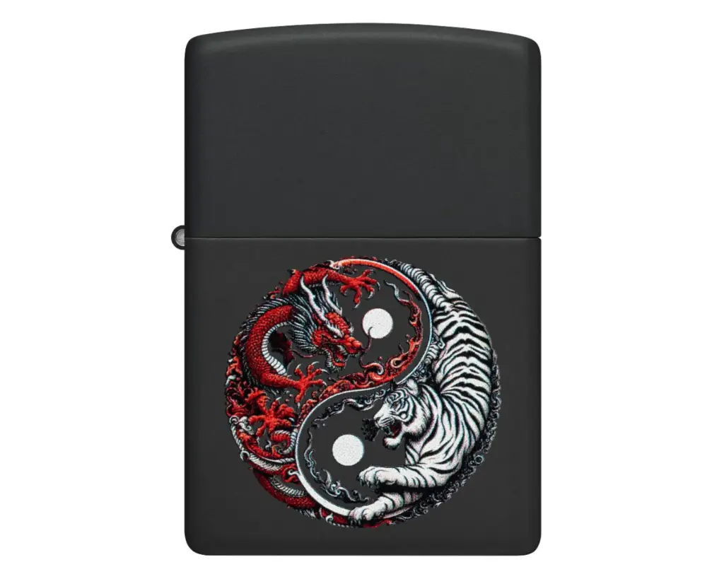 Aansteker Zippo Dragon and Tiger Design