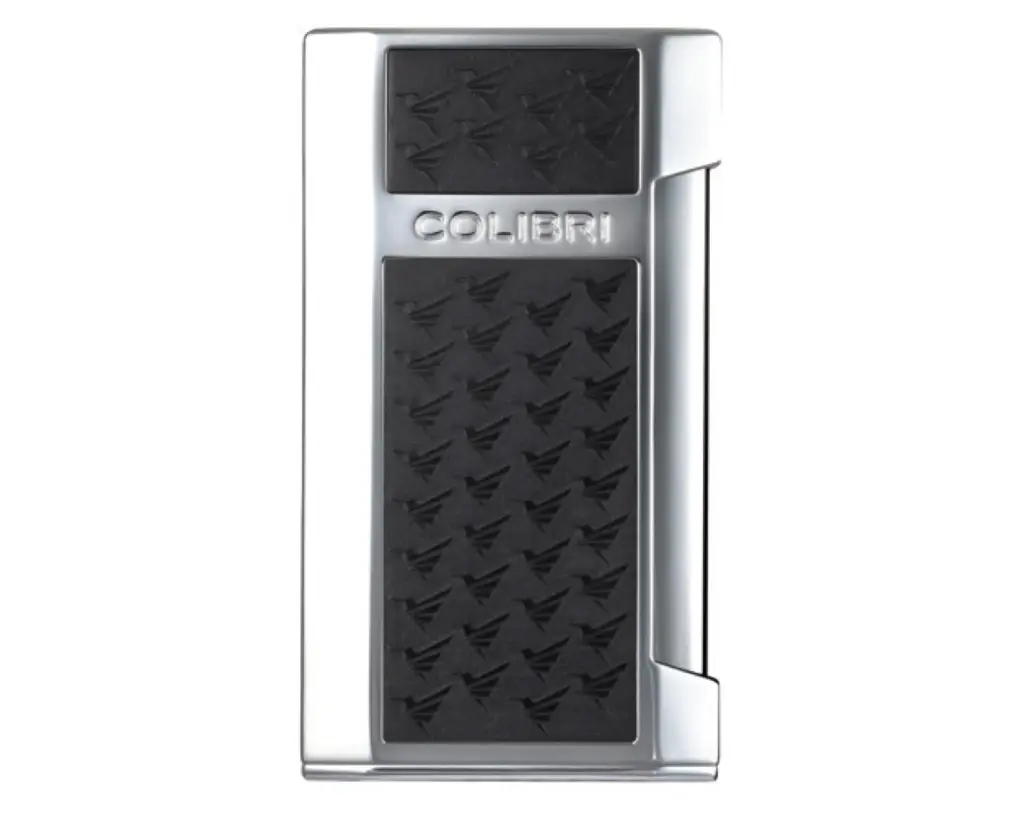 Lighter Colibri Mosaic Flat Flame Chrome/Black