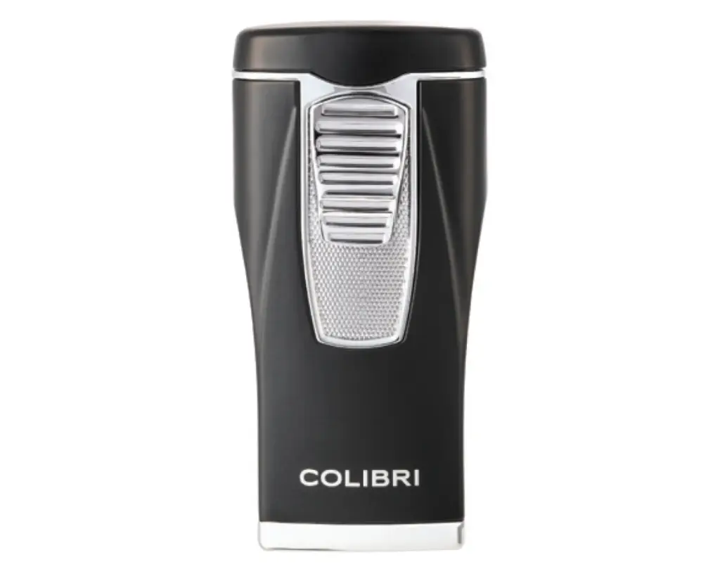 Lighter Colibri Monaco Triple Jet Carbon Black/Chrome