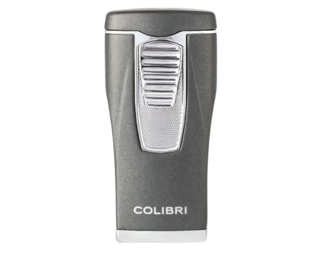Briquet Colibri Monaco Triple Jet Carbon Charbon de Bois
