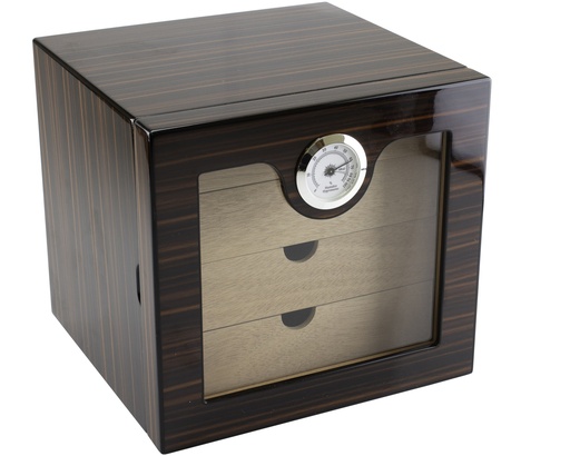 [29200] Humidor Cabinet Teak 80 Cigars