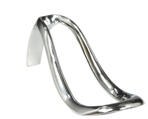 [552911] Pipe Stand Metal Chrome 1 Pipe