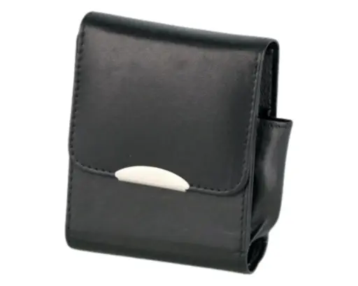 [616755] Etui Sigaret Big Pack Zwart + Aansteker Houder