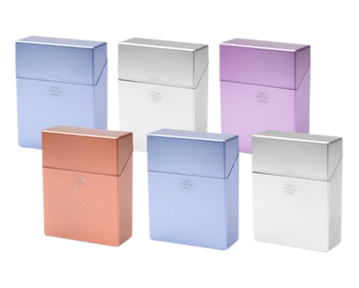 [618971] Cigarette Case Pop-Up Cool Metalic 25ks