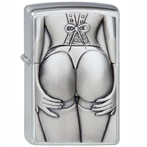 [1300116] Lighter Zippo Stocking Girl Emblem
