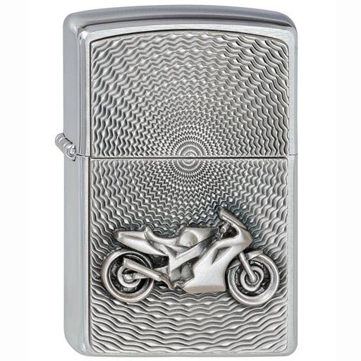 [2000225] Lighter Zippo Motor Bike Emblem