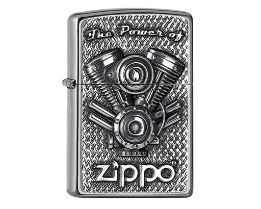 [2005714] Aansteker Zippo V Motor with Zippo Logo