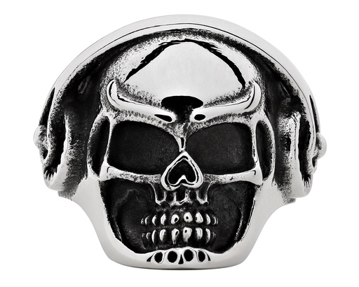 [2006261] Zippo Headphone Skull Ring - 56