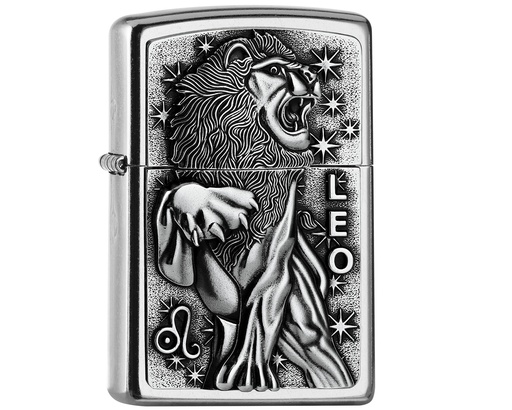 [2006497] Lighter Zippo Zodiac Leo Tierkreis. V19