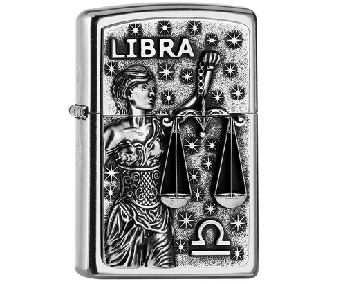 [2006502] Lighter  Zippo Zodiac Libra Tierkr. V19