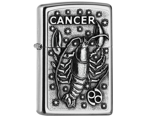 [2006504] Lighter  Zippo Zodiac Cancer Tierkr. V19