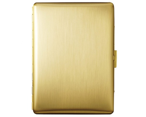 [10412641] Cigarette Case Pearl Gold Brush 9sks