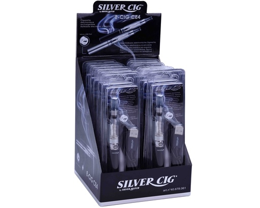 [40678586] Silver Cig Ego Ce4 Micro Usb Blister Kit Noir