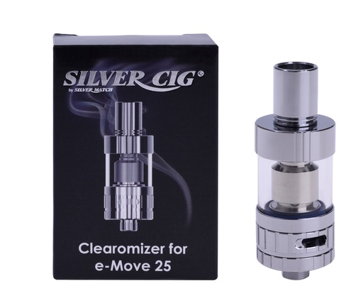 [40678647] Silver Cig Clearomizer pour E-Move 25