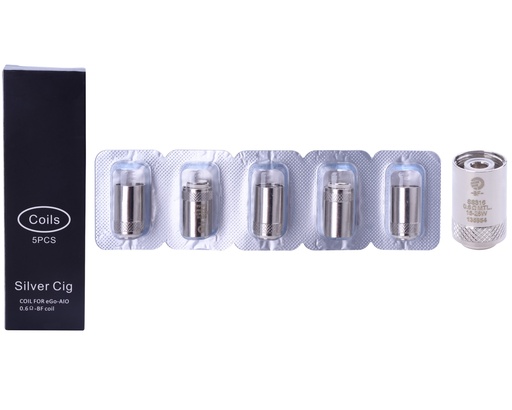 [40678690] Silver Cig Coil For Ego Aio (5Pcs)