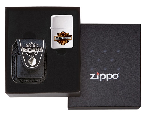 [60000742] Gift Set Zippo Etui HD Noir Sans Briquet