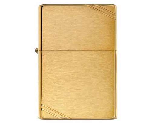 [60000808] Lighter Zippo Vintage Brass Brushed