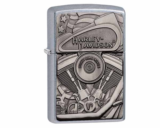 [60002815] Aansteker Zippo Harley-Davidson Motor Flag Emblem