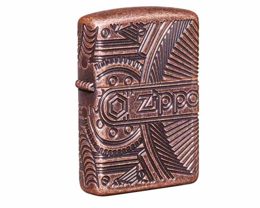 [60003424] Lighter Zippo Gear Multi Cut Zippo Logo