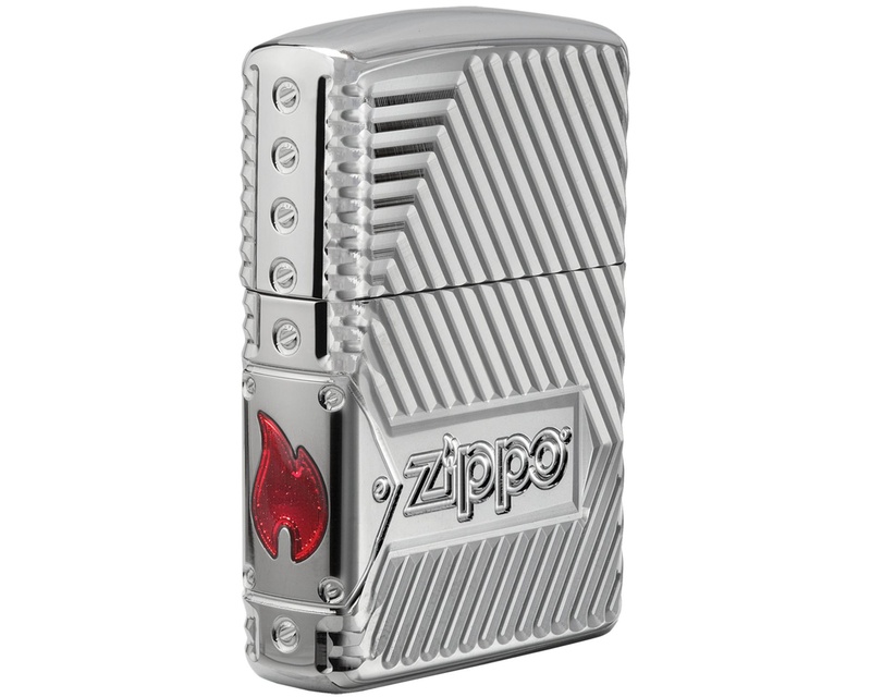 [60004306] Aansteker Zippo Bolts Design with Zippo Logo