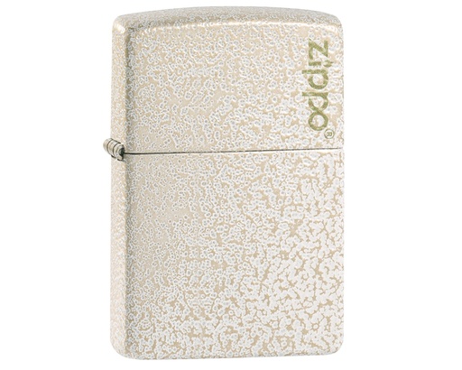 [60005219] Briquet Zippo Reg Mercury Glass Matte with Zippo Logo