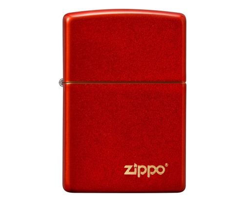 [60005762] Lighter Zippo Anodized Red with Zippo Logo