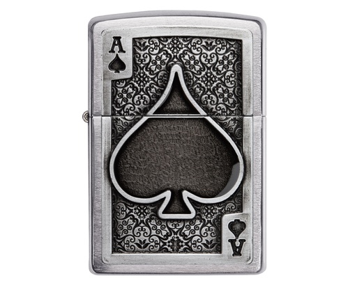 [60005876] Lighter Zippo Ace Of Spades Emblem Design