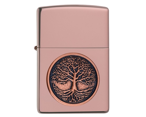 [60005877] Lighter Zippo Tree of Life Emblem Design