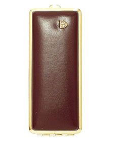 [813GL08] Cigarette Pouch VH 813 Leather Gold Burgundy 8sks