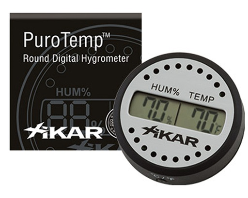 [832XI] Hygromètre Xikar Digitale Rond