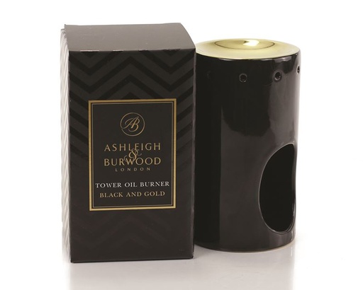 [ABOBT01] Oil Burner Tower Black And Gold