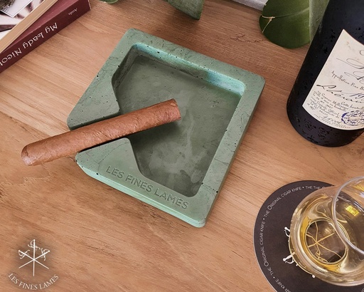 [AS0607005] Ashtray Cigar LFL Monad Green