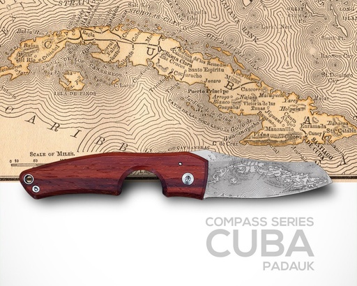 [CC0201039] LFL Cigar Knive Le Petit Compass Cuba Padauk