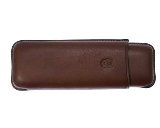 [CF21420M] Etui Sigaar Lecerf Gran Robusto/2 Marron R54 140