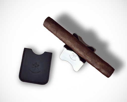 [CS0003002] Cigar Stand LFL 2 Metal Leather Case Black