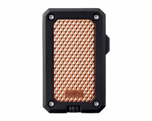 [LI360T6] Briquet Colibri Rally Single Jet Noir Mat/Rose
