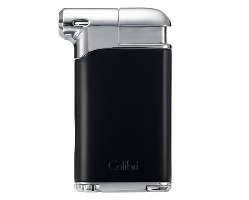 [LI400C5] Briquet Colibri Pipe Pacific Soft Flame Noir Chrome