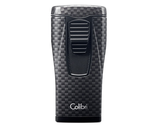 [LI880T10] Briquet Colibri Monaco Triple Jet Carbon Noir