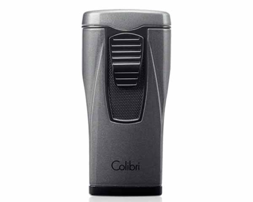 [LI880T6] Briquet Colibri Monaco Triple Jet Metalic Charcoal
