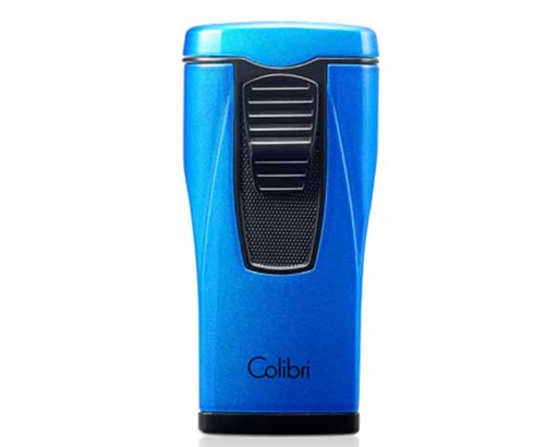 [LI880T8] Lighter Colibri Monaco Triple Jet Metalic Blue