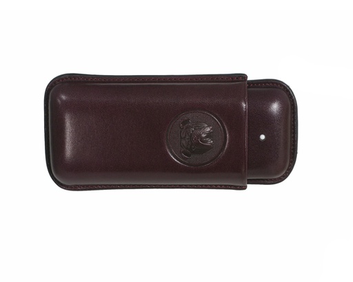 [PA3012P] Cigar Pouch White Spot Bulldog Rob 2F Purple